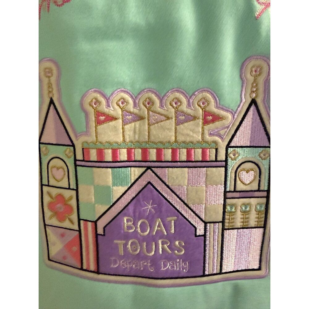 WDW Parks Stoney Clover Lane "It's a Small World" Letterman Jacket- Size Medium - Picture 10 of 10